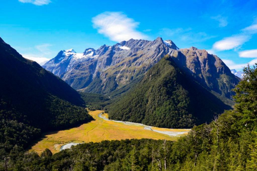Routeburn Track, one of the New Zealand Great Walks, Mt Aspiring National Park