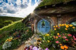 hobbiton movie set family holiday New Zealand