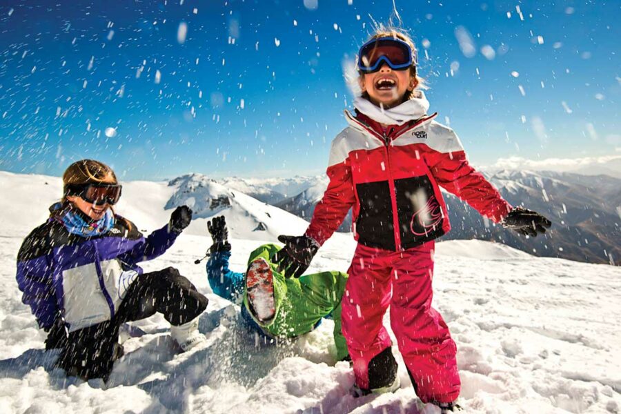 queenstown ski season New Zealand family holiday